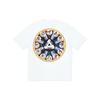 Palace Zodiac Print Short Sleeve T-Shirt Unisex Tops White P12TS038