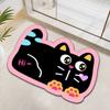 Cute Cartoon Bathroom Floor Mat Soft Diatom Mud Non-slip Absorbent Foot Mat Toilet Toilet Door Entry Mat