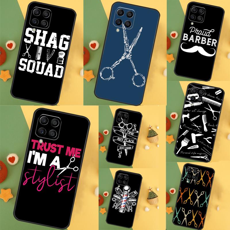 Ножницы парикмахерские для Samsung Galaxy M53 M33 M13 M14 M34 M54 M12 M32 M52 M20 M15 M55 M31s M30s M21 M51 Чехол