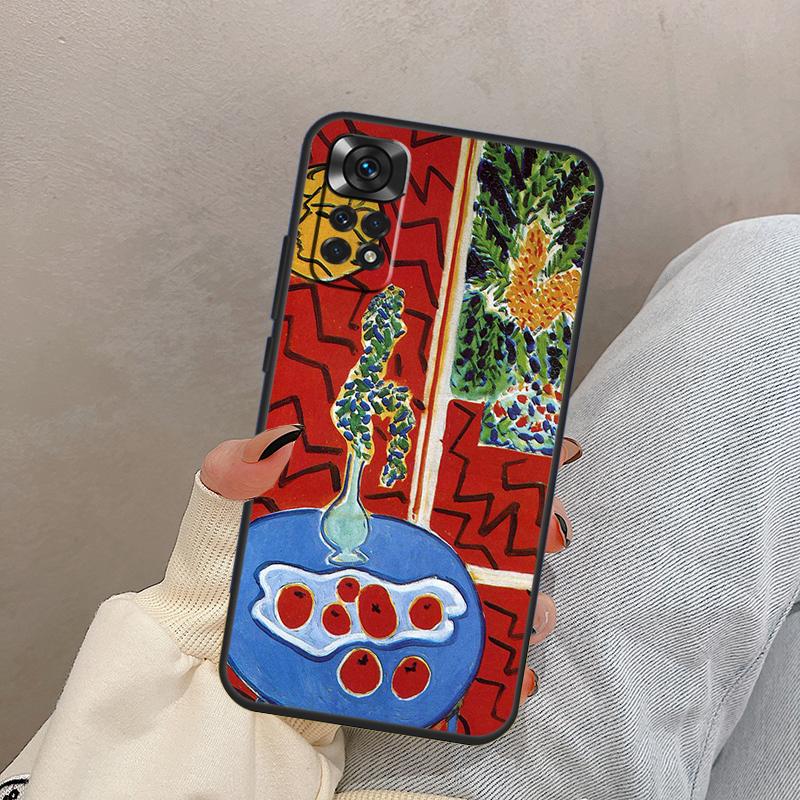 Чехол-книжка с рисунком Анри Матисса для Xiaomi Redmi Note 12 Pro 8 9 10 11 Pro Note 11S 9S 10S 9A 9C 9T 10C 12C