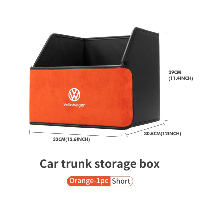 Car Trunk Organizer Box Tailbox Stowing Tidying Storage Bag For Volkswagen VW Scirocco Passat Polo B5 B6 B7 CC Tiguan Sharan