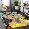 1pc Anime Cat Chair Mat: Cute Cartoon Design for Office and Home Decor - Perfect Gift for Any Season!U090
