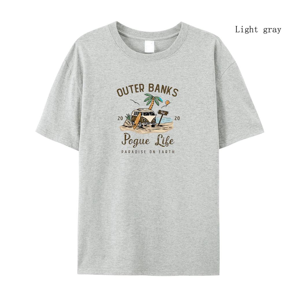 Женская летняя футболка с короткими рукавами, футболка Outer Banks, футболка Pogue Life, женская футболка с короткими рукавами, топы