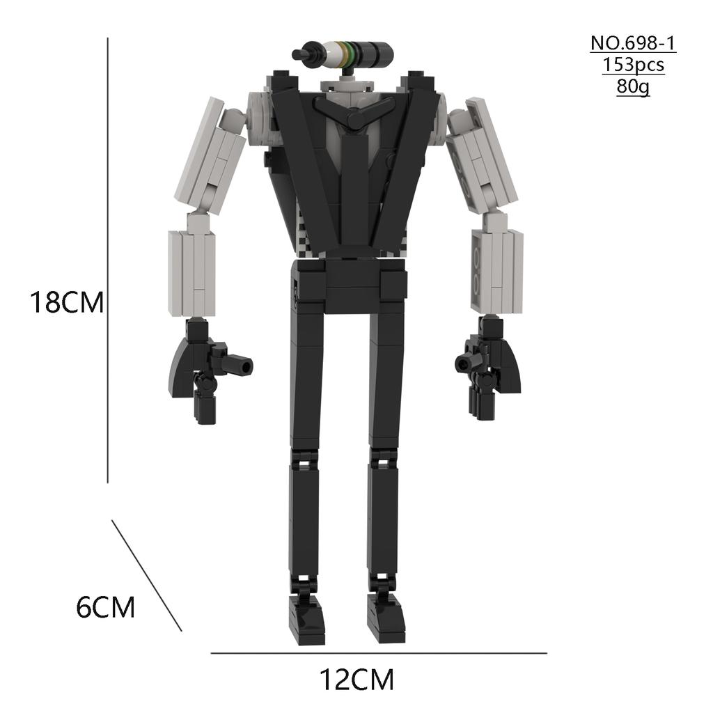 MOC Туалетный человек Скибиди Строительные блоки Титан Спикермен против Карандашных людей Модель Кирпичи Игрушки для детей Рождественский подарок