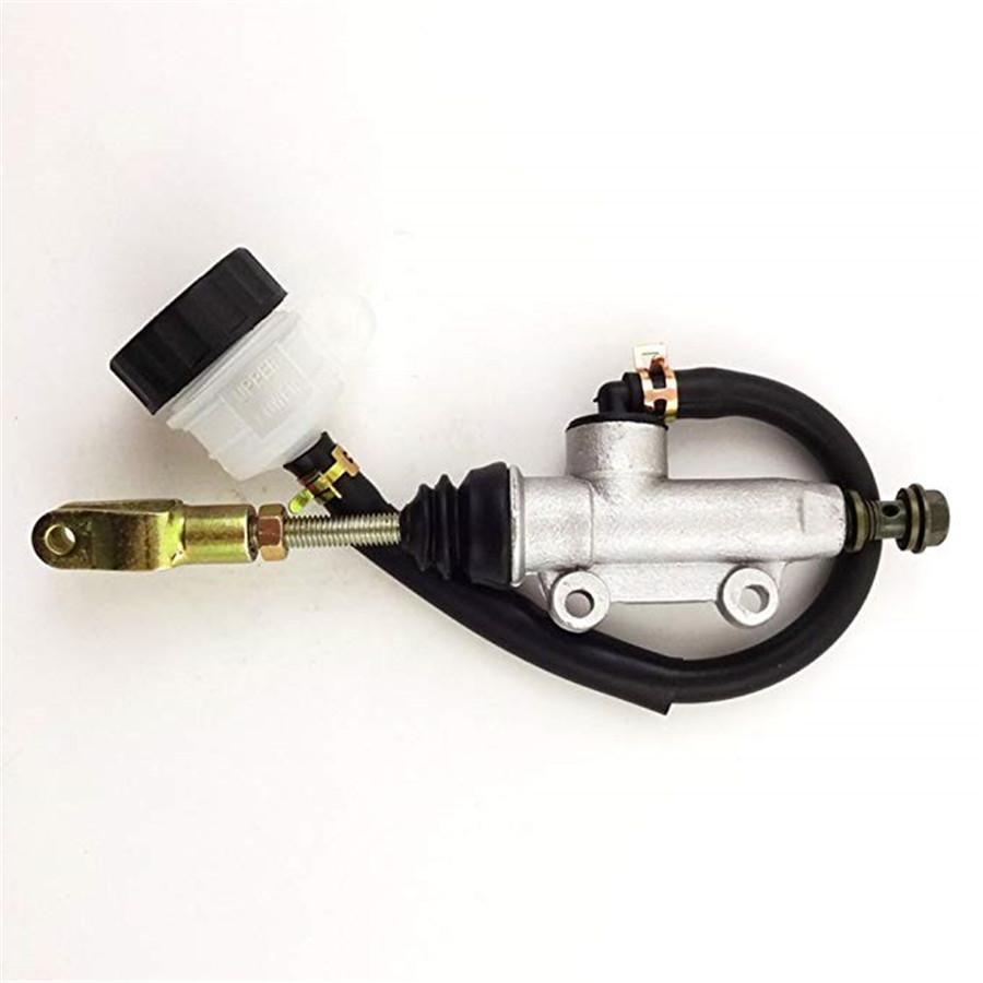ATV Rear Foot Brake Master Hydraulic Cylinder Pump With Reservoir For 50 70 90 110 125 150 200 250 Cc Quad Pit Dirt Bike
