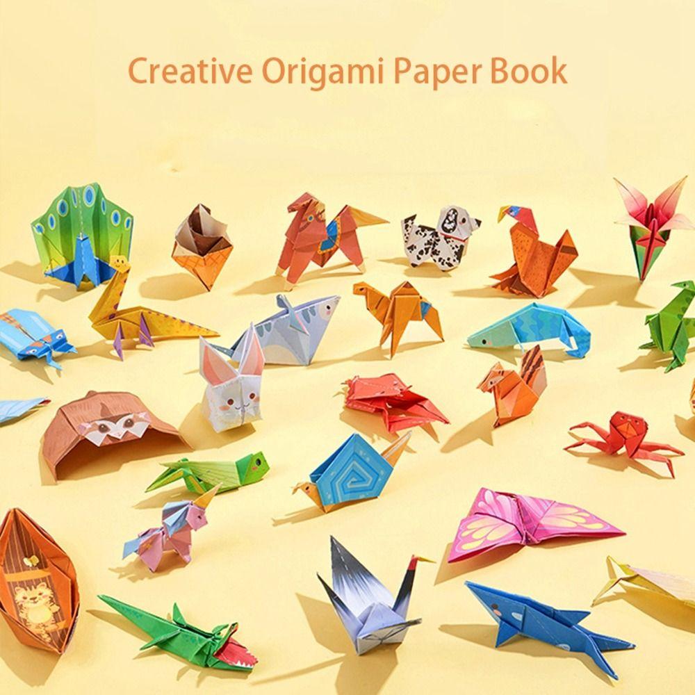 Игрушки для детского сада Оригами Бумажная книга 3D-головоломка DIY Craft Paper Взаимодействие родителей и детей