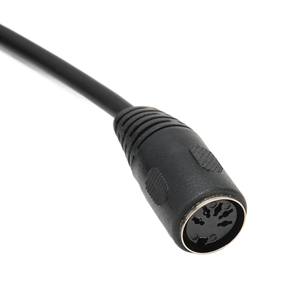 Flexible 5 Pin DIN Male to Female Adapter Cable Plug and Play Right Angle Adapter Synthesizer
