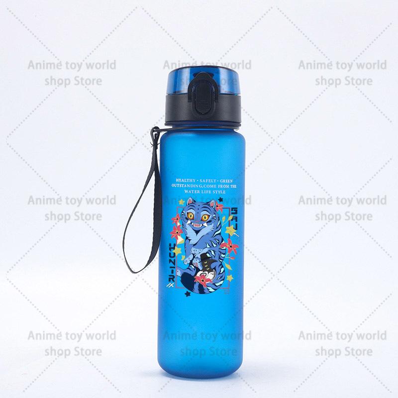 KPop Demons Hunters Large Capacity Sports Water Bottle Motivational Leak Proof Portable Reusable Cups Outdoor Travel Gym Jugs