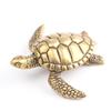 Brass Turtle Statue Desktop Ornaments Vintage Copper Tortoise Miniatures Figurines Toy Model Home Decorations Accessories