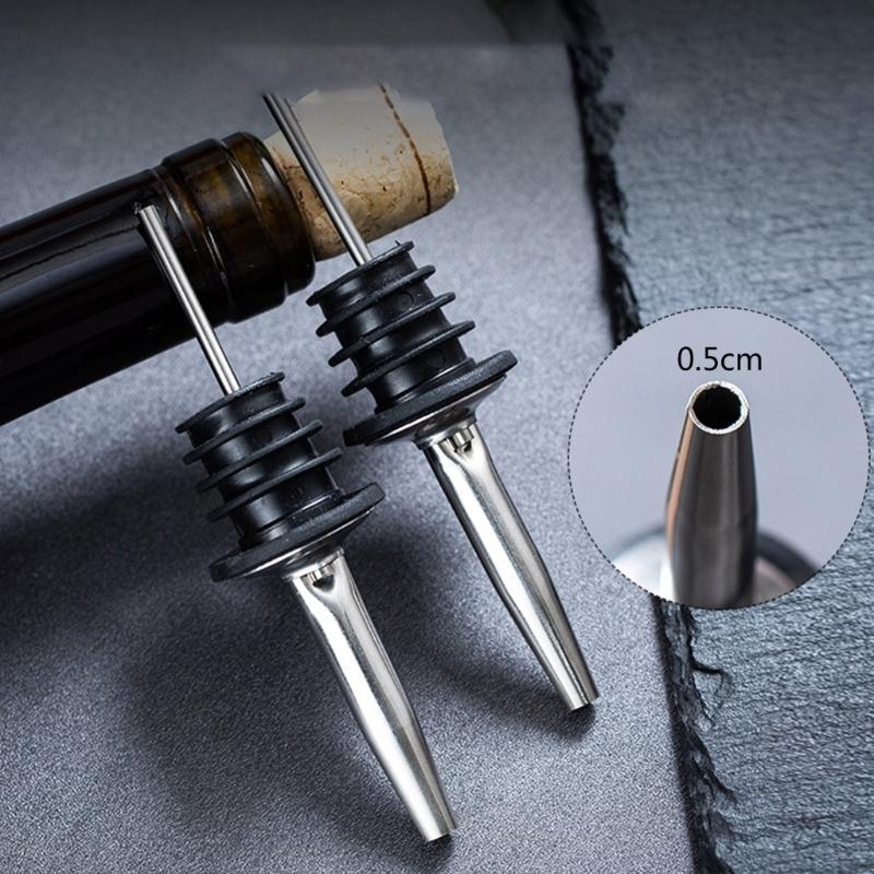 Liquor Pourer With Exact Flows Control For Cocktails And Wine Serving Stainless Steel Accurate Liquor Dispensing Tool