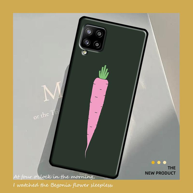 Чехол с изображением моркови и овощей для Samsung Galaxy A54 A34 A52 A32 A22 A12 A13 A14 A23 A33 A53 A73 A51 A71