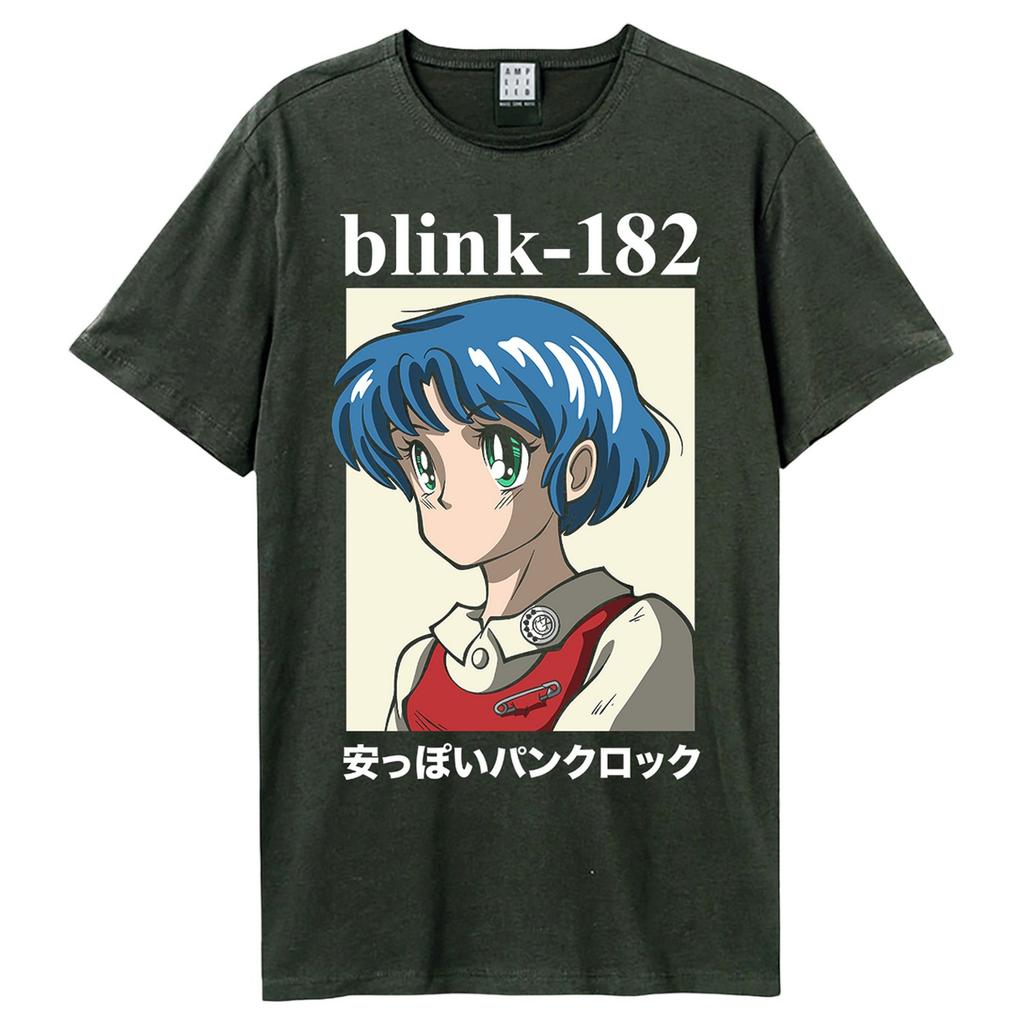 Amplified Unisex Adult Anime Blink 182 T-Shirt