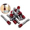 Screwdriver Bits Red Head Magnet Driver Hex Shank with Magnetizer Cross Magnetic Bit Hand Electric Screw Tool Accessories