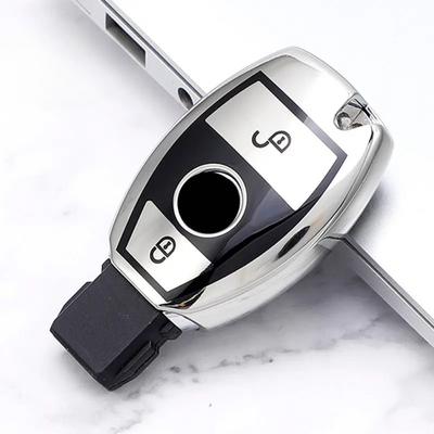 2/3 кнопки для Mercedes Benz ABGR Class GLA GLK W176 W204 W251 W463, мягкий чехол из ТПУ для дистанционного ключа автомобиля, брелок, аксессуары