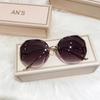 Square Sunglasses Woman Fashion Rimless Gradient Sun Glasses Brand Designer Sun Glasses for Women