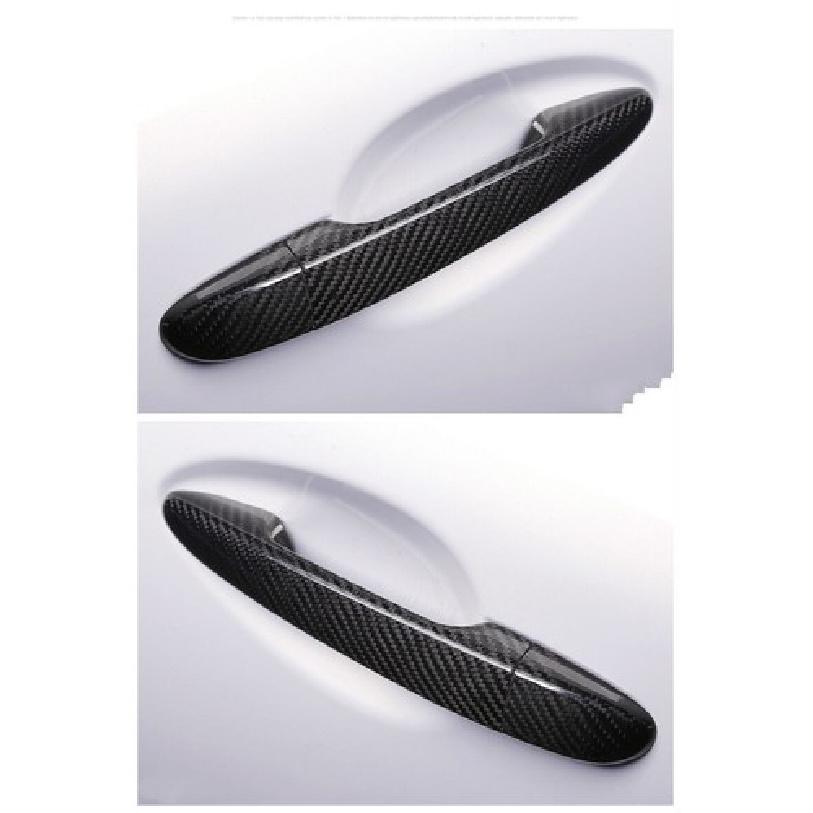 Carbon Fiber Door Handle Cover Trim For Mazda 2 Demio 3 6 CX3 CX5 CX8 CX9 LHD