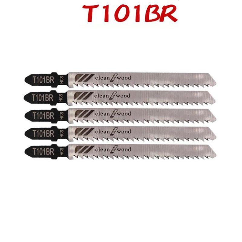 Набор из 5/10 полотен для лобзика с Т-образным хвостовиком HCS, различные полотна для лобзика по дереву, пластику и металлу для Black & Decker Metabo
