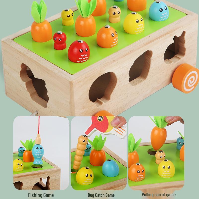 Ферма Сад Форма Конструктор и Набор Игрушек для Ловли Червей для Детей