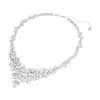 Swarovski Constella V-shaped design#lucky crystal necklace men and women same style couple silver 5732249