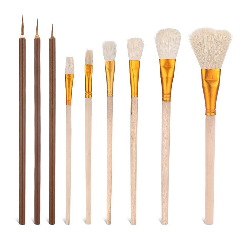 Набор кистей для керамики и акварели Gold Tip - Серия Boutique S