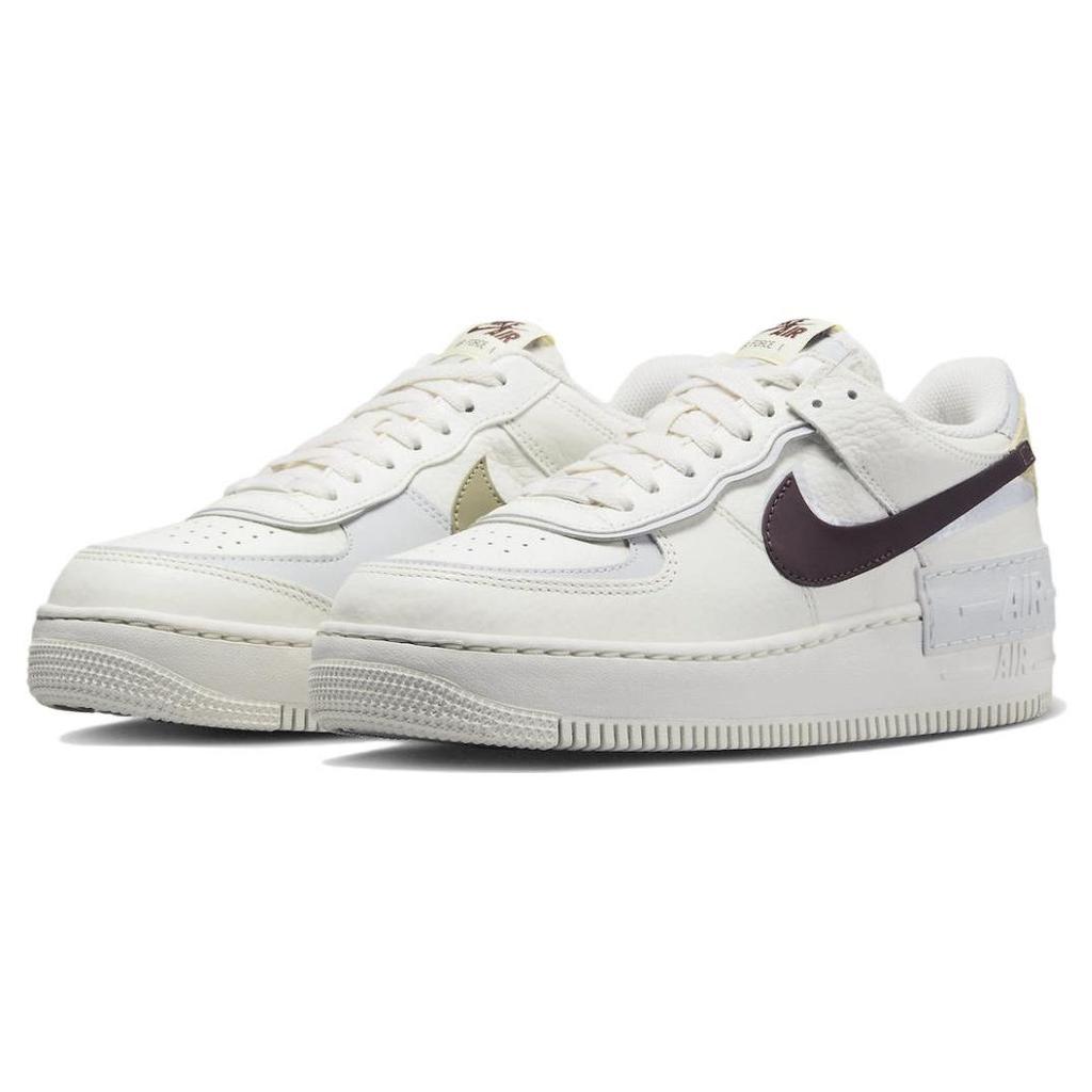 Nike Air Force 1 Shadow Sail Earth Python Women Sneakers Cream Photon-Dust Phantom FD0804-100