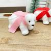 2Pcs Cute Christmas Bear Pendant Animal Simulated Polar Bear White Bear Ornaments  Outdoor
