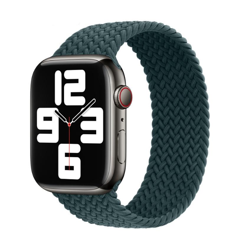 Плетеный ремешок из нейлоновой ткани Solo Loop для Apple Watch Band 44 мм 40 мм 38 мм 42 мм эластичный браслет для Iwatch Series 6 SE 5 4 3