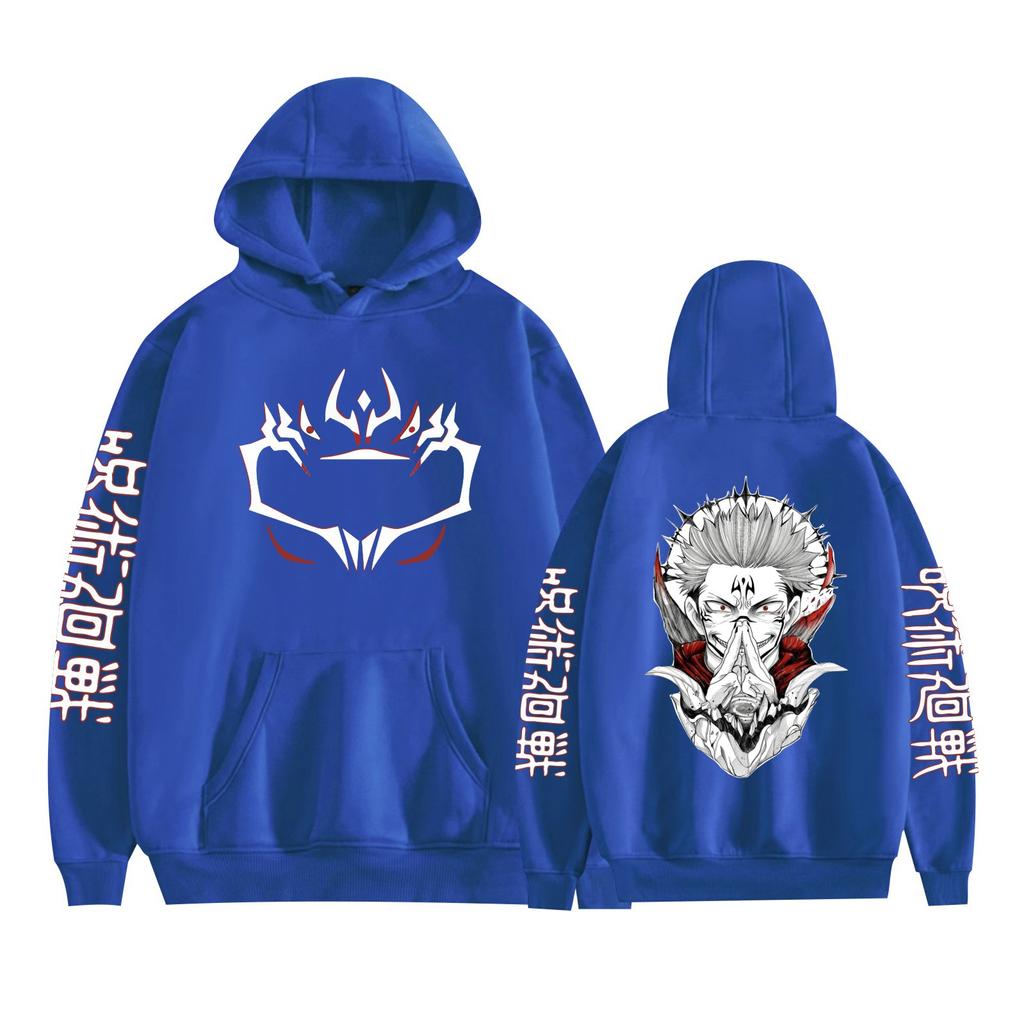 Funny Jujutsu Kaisen Long Sleeve Casual Hoodies Cool Anime Ryomen Sukuna Printed Men Women Fashion Harajuku Sweatshirt Clothes Sudaderas