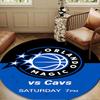 Orlando basketball Team Round mat, Anti-slip Circle Carpet Chair rug For livingroom,Bedroom, doormat home decor Gift Christmas Gifts