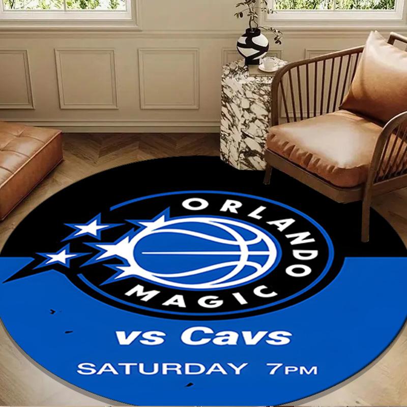 Orlando basketball Team Round mat, Anti-slip Circle Carpet Chair rug For livingroom,Bedroom, doormat home decor Gift Christmas Gifts