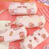 Bags Bear Pattern Korean Style Large Capacity Stationery Bag Pencil Pouch Comestic Bag Pencil Case