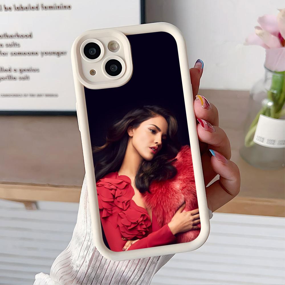 Модный чехол Eiza Gonzalez Утолщенный ТПУ Чехол для мобильного телефона для iPhone 17 16 15 14 13 12 11 Air Pro Max Plus Цветная крышка