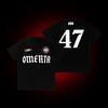 Omerta 47 Футболка с принтом фаната бокса из чистого хлопка Мужская свободная с круглым вырезом с коротким рукавом Удобная дышащая Женская мужская одежда