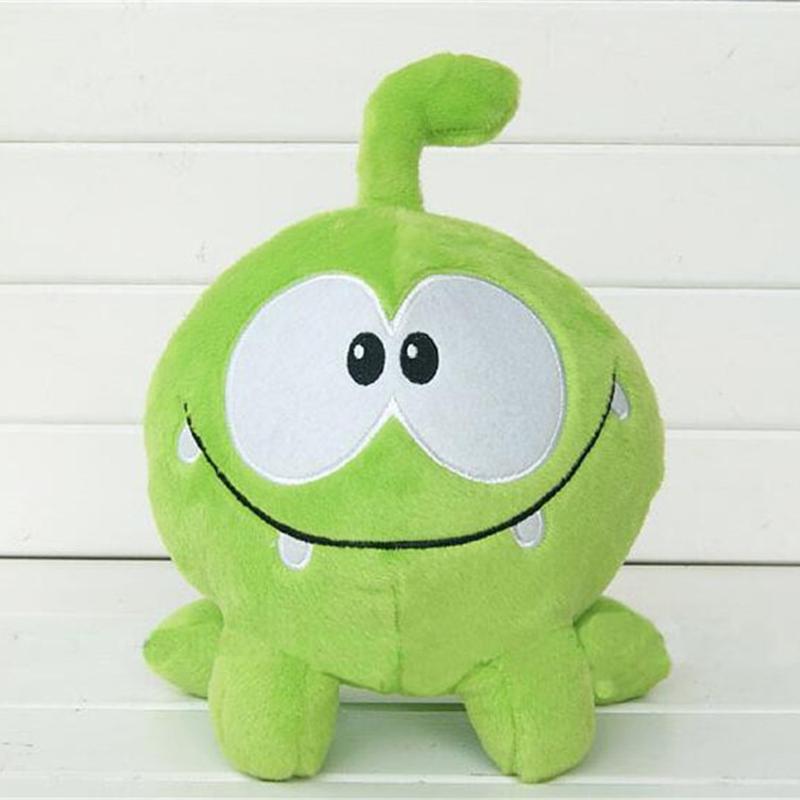 20 см Мультяшная Популярная Игра Cut The Rope Плюшевая Игрушка Зеленая Лягушка Плюшевые Игрушки Игрушки для Детей Детский Подарок на День Рождения