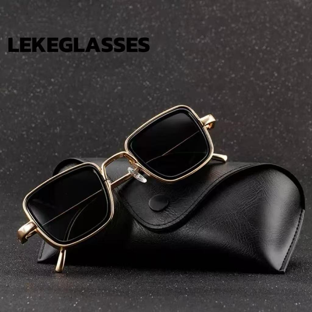 2025 Trendy Retro Metal Square Men's Sunglasses - UV Protection, European & American Style