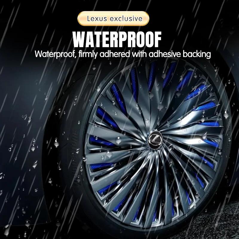 4pcs 62mm Car Wheel Center Hub Cap Badge Emblem Decal Wheel Sticker For Lexus CT ES GS NX IS250 CT200h IS300h ES300h Car Goods