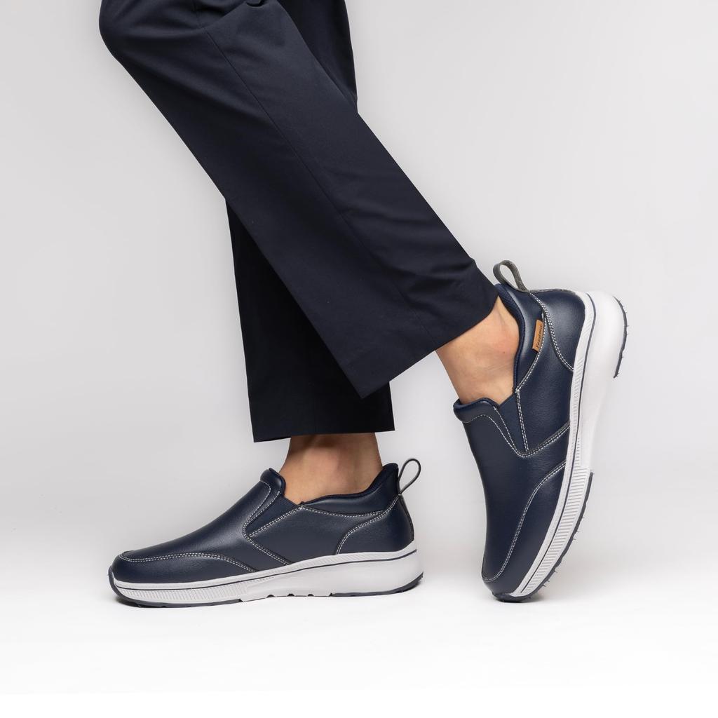 Foxsense Водонепроницаемая Удобная для ходьбы Рекомендовано Физическими Идеально для и Размер Мужские Лоферы, Обувь, Стояния, Терапевтов, Без шнурков,