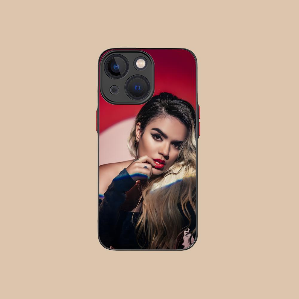 Karol G Latino Mobile Cell Phone Case for iPhone 17 16 15 14 13 12 11 X XR XS 8 7 Air Pro Max Plus Mini Colorful Silicone Cover