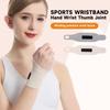 Wrist Thumb Support Compression Sleeve with Fastener Tape Ultra-Thin Soft Breathable Elastic Injury Prevention Wrist Wrap Support Splint