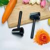 Manual Spiral Cutter Carrot Potato Slicer Fruits Peeler Carving Flower Device Kitchen Vegetable Roll Flower Decorative Tool