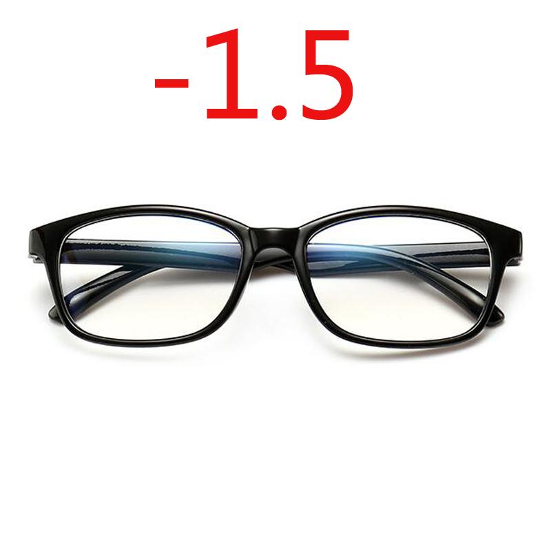 -1.0 -1.25 -1.50 -1.75 -2.0 -2.5 -3.0 До -4.0 Готовые очки для близорукости Женские Мужские Очки для Близорукости Черная Синяя Красная Оправа