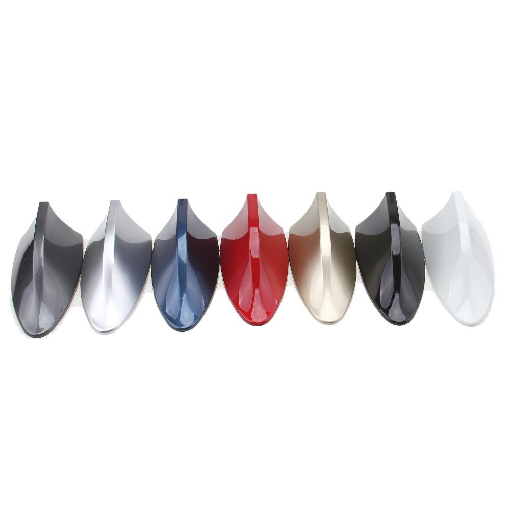 POSSBAY Universal Car Antenna Shark Fin Antennas Auto Radio Signal Aerials SUV Roof Amplifier Fit