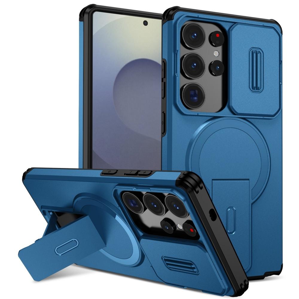 Чехол Armor Slide с защитой камеры и магнитным держателем для Samsung S25 S24 Ultra Plus S24FE S25FE S25 Edge A56 A36 A26 A16 A17