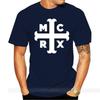 Летние хлопковые мужские футболки с коротким рукавом для фитнеса Mcrx Wappen Fisher