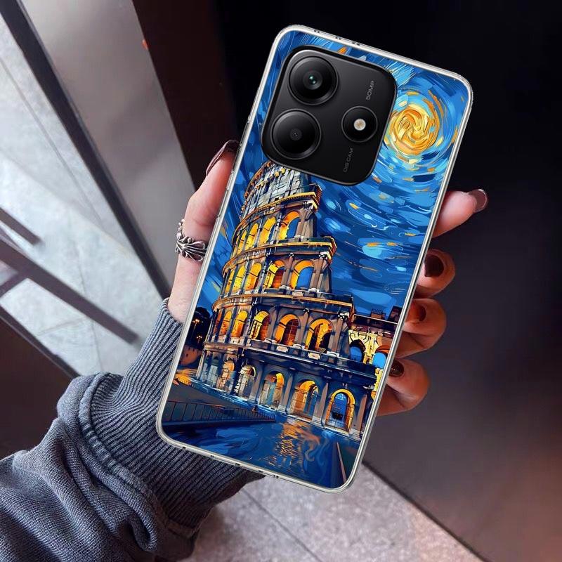 Roman Colosseum Phone Case For Xiaomi Redmi Note 10 11 12 13 14 15 Pro Plus 11S 12S 14S 11T 11E 10S Soft TPU Back Cover Redmi No