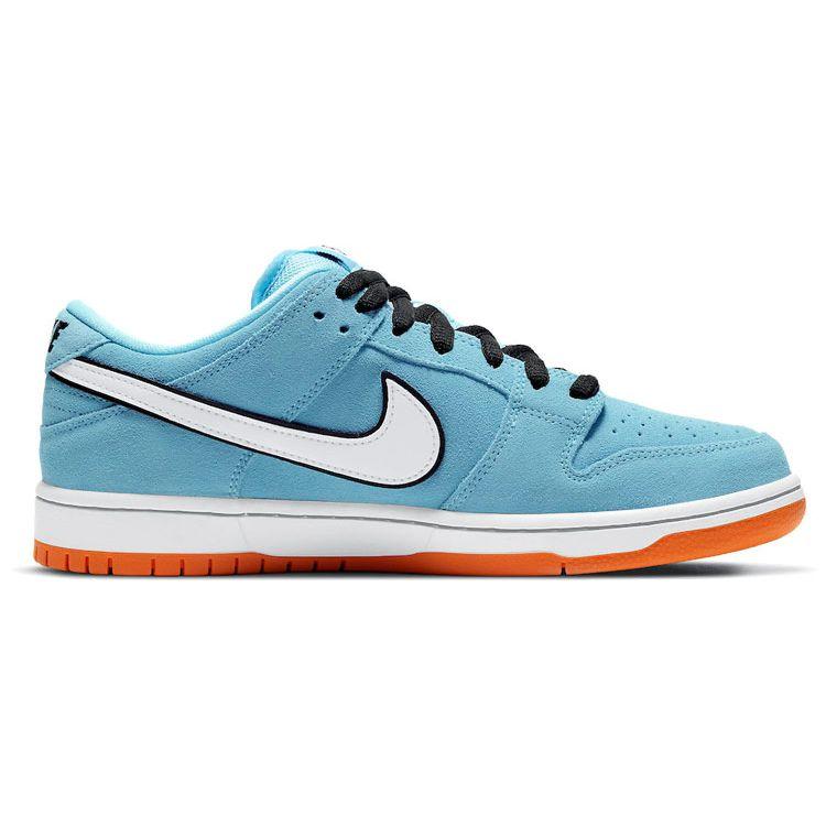 Nike Кроссовки унисекс Dunk Low Pro SB Gulf Blue Blue-Chill Safety-Orange BQ6817-401
