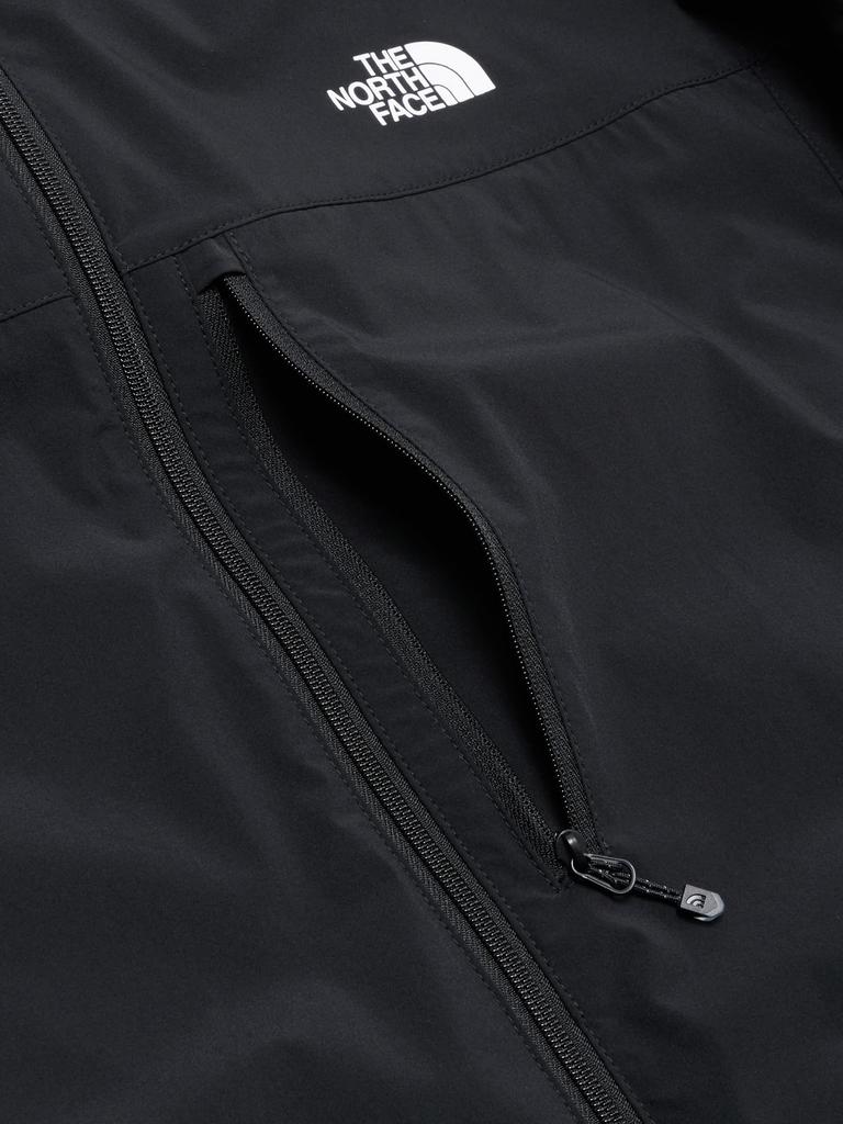 North Jacket Mountain Soft Shell Hoodie Water Repellent Stretch Lightweight Black XL [The Face] Men's [SS24]