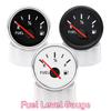 52MM Fuel Level Gauge Red Backlight Pointer Oil Tank Meter Auto Marine Boat Car 12V 24V Used with Sensors Fuel Tank Level Gauge