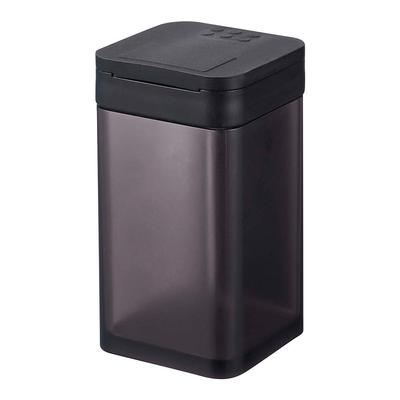 Jitsugyo 4820 Магнитная башня для муки и специй Черная башня Контейнер для приправ С регулируемым количеством подачи и прибл.. Ш5.8XГ6XВ10.5см