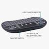 I8 Mini Keyboard 2.4GHz Беспроводная клавиатура 3-цветная подсветка английская русская воздушная мышь с сенсорной панелью Пульт дистанционного управления для ПК ноутбука